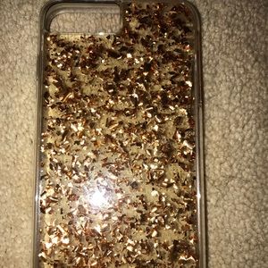 Gold/ Clear IPhone 7 Plus Case (Used)